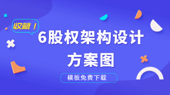 6个热门股权架构设计方案图分享，模板直接下载！