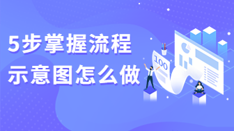 5步掌握流程示意图怎么做，超简单！