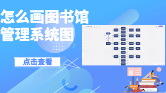 怎么画图书馆管理系统流程图？模板一键下载！