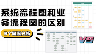 3个角度分析系统流程图和业务流程图有什么区别？