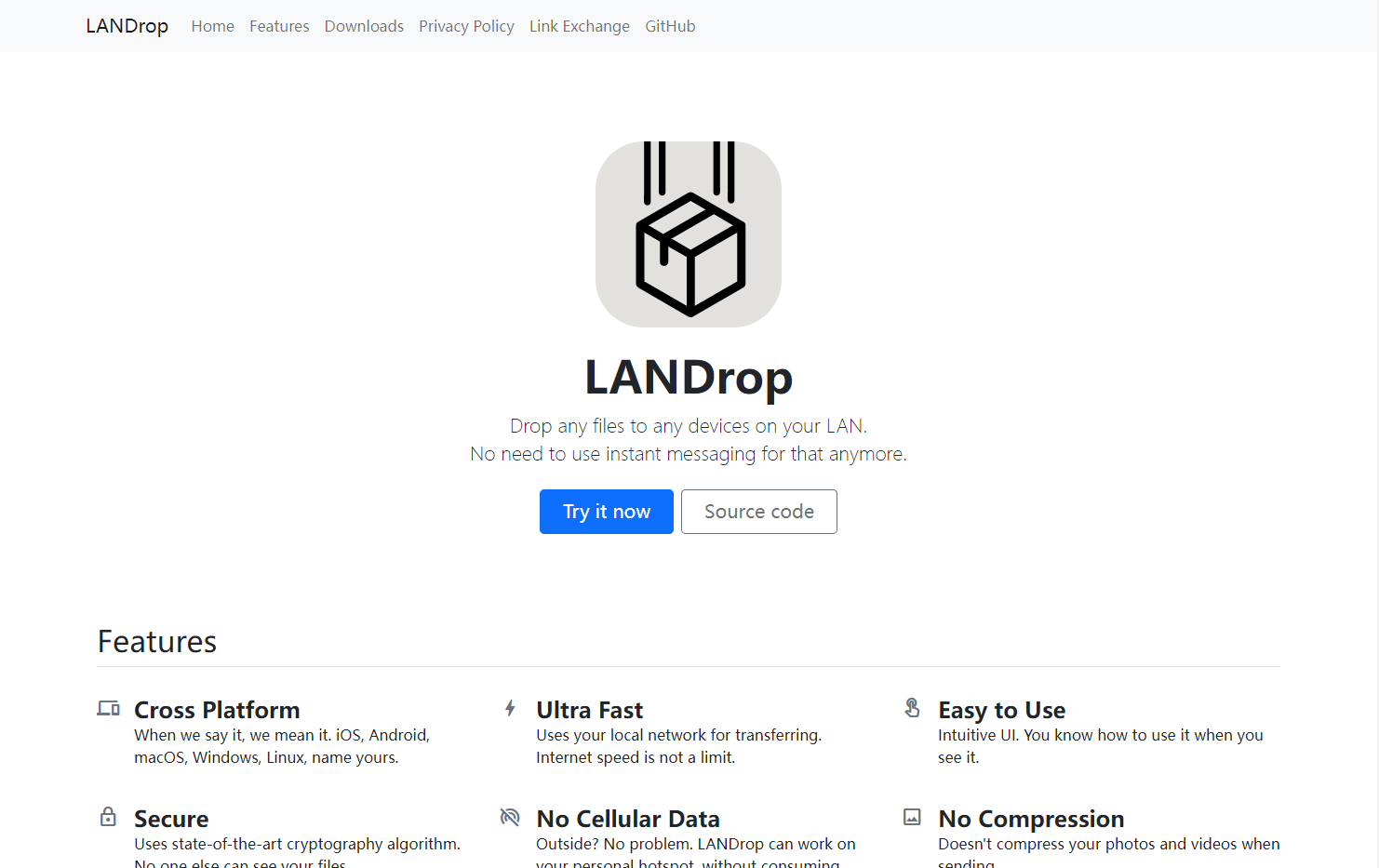远程办公软件LANDrop